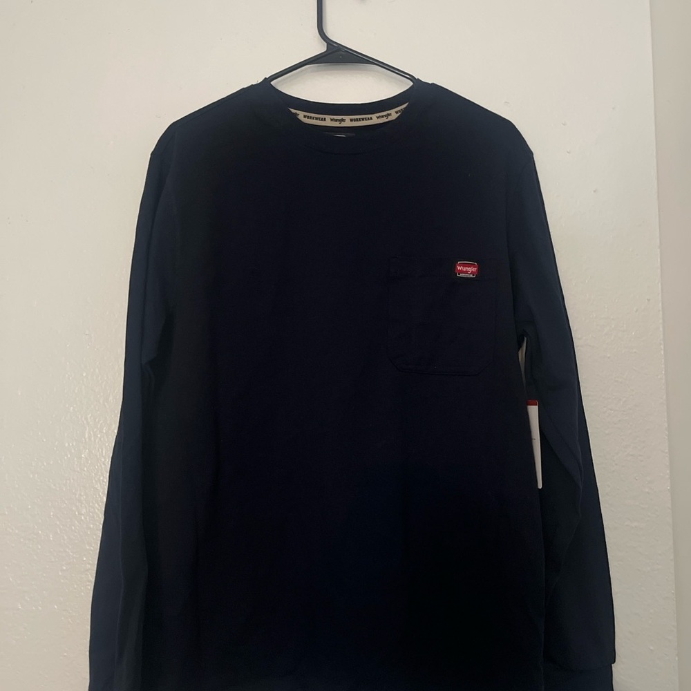✨Wrangler Dark Blue Long Sleeve Tee